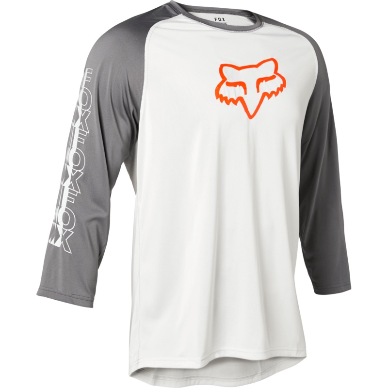 FOX Ranger Vibe 3/4 Jersey Light Grey (2021)