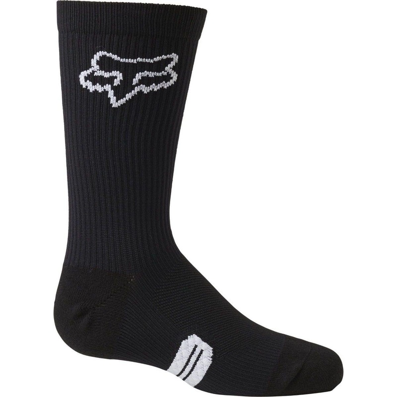 FOX Ranger Youth 6″ Crew Socks Black