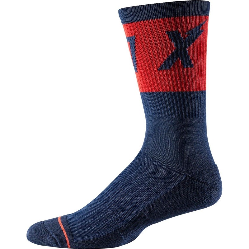 FOX Trail Cushion 8″ Socks Navy