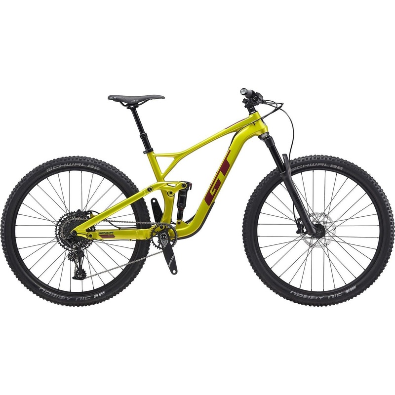 GT Sensor Carbon Elite 29 Mountain Bike Gloss Limegold