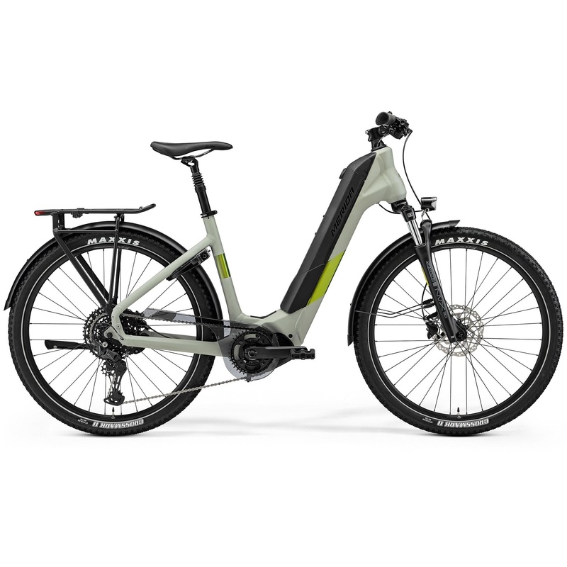 Merida eSpresso CC 500 EQ Electric Hybrid Bike Matt Early Moss Grey/Green XS