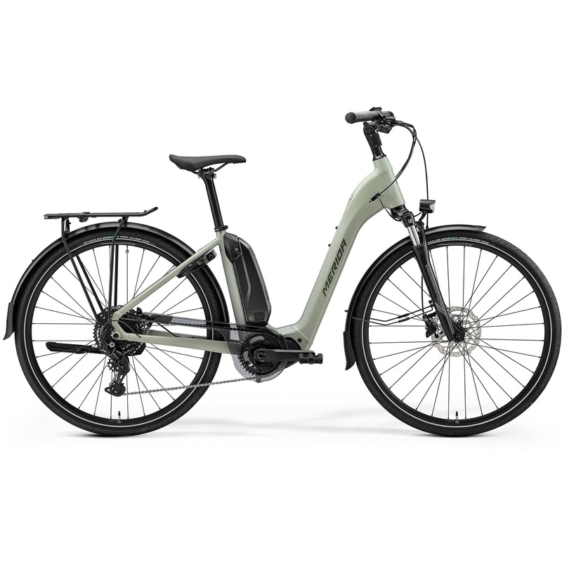 Merida eSpresso City 300 EQ SE Electric Hybrid Bike Silk Early Moss Green WXS