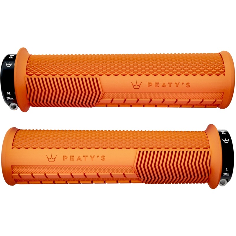Peatys Monarch Knurl Grips Thick 130×32-34mm Mango