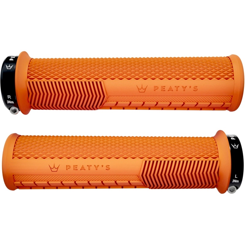 Peatys Monarch Knurl Grips Thin 130×30-32mm Mango