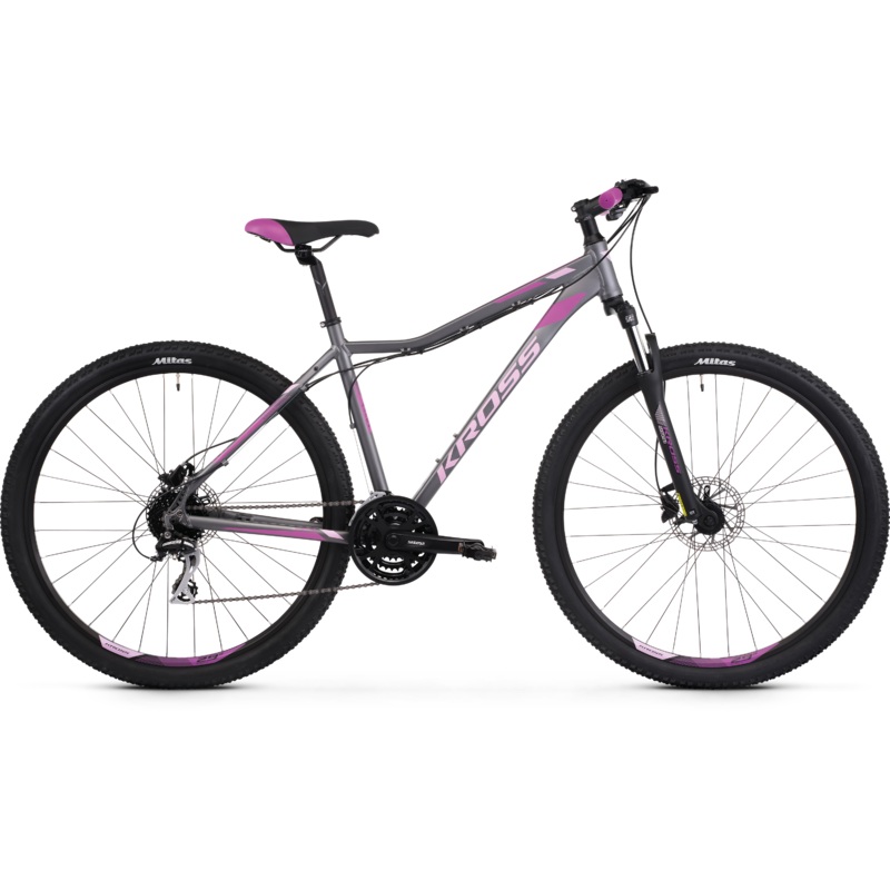 Kross Lea 5.0 27.5 Women’s Mountain Bike Graphite/Pink/Violet (2020)