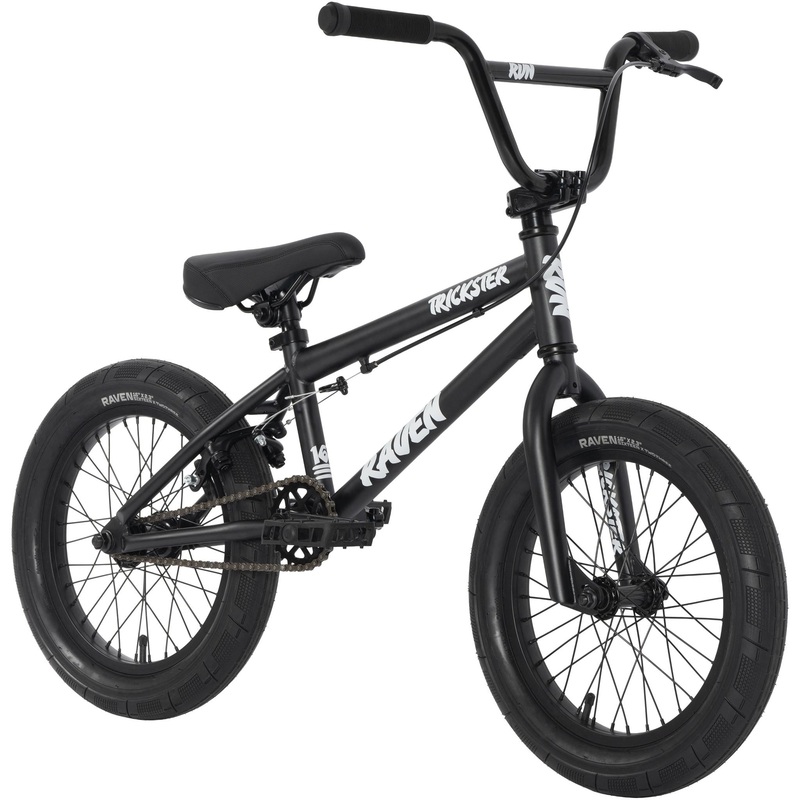 Raven Trickster 16” BMX Bike Midnight Matte