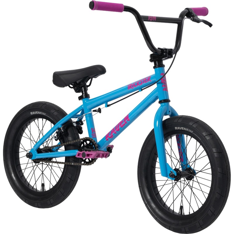 Raven Trickster 16” BMX Bike Neon Coral