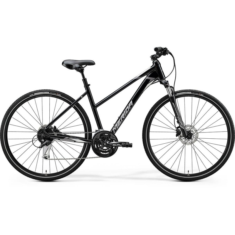 Merida Crossway 100 Women’s Hybrid Bike Metallic Black/Grey (2020)