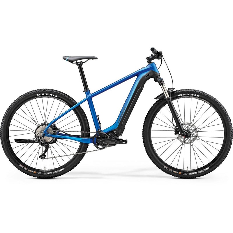 Merida eBig Nine 400 Electric Mountain Bike Matt Blue/Black (2020)