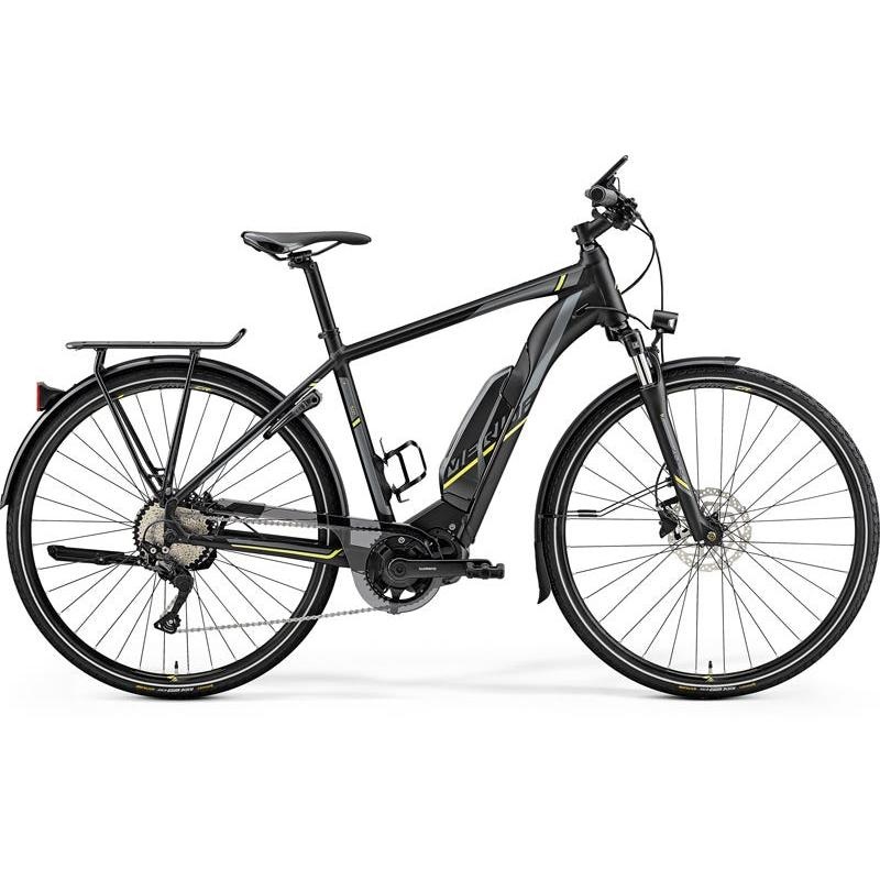 Merida eSpresso 500 EQ E-Hybrid Bike Matt Black/Neon Yellow