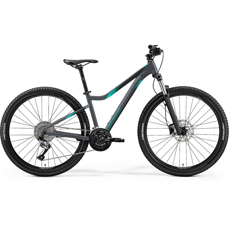 Merida Matts 7.20 D Women’s Mountain Bike Matt Anthracite/Teal/Black (2020)