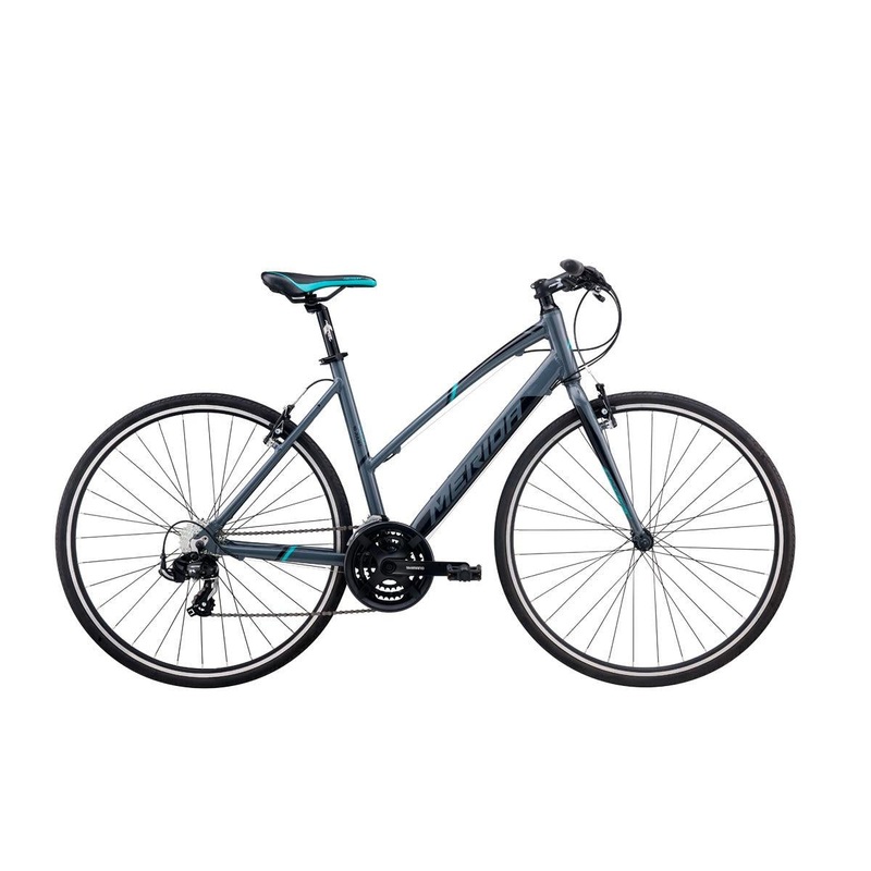Merida Speeder 10 V Flat Bar Road Bike Grey/Black/Mint