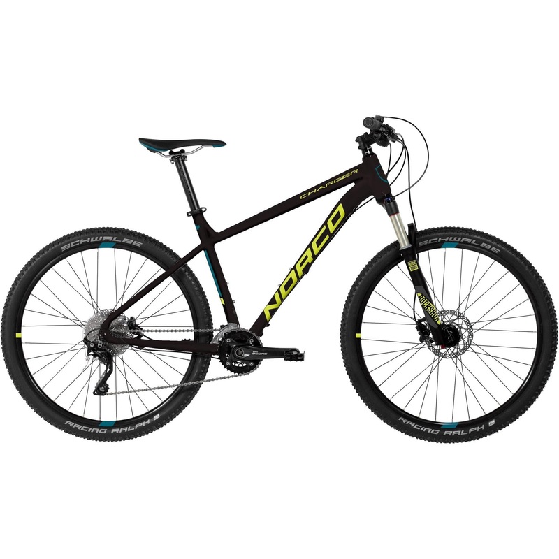 Norco Charger 9.2 Mountain Bike Black/Blue/Citron (2017)