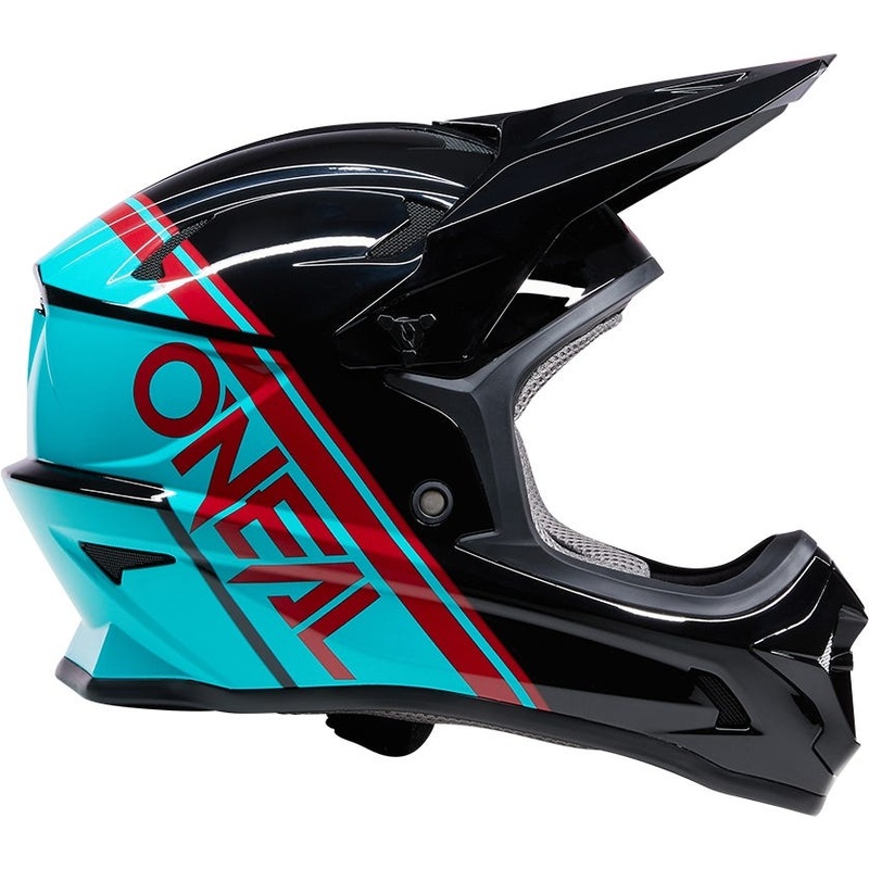 O’Neal Sonus Fullface Helmet Split Black/Teal