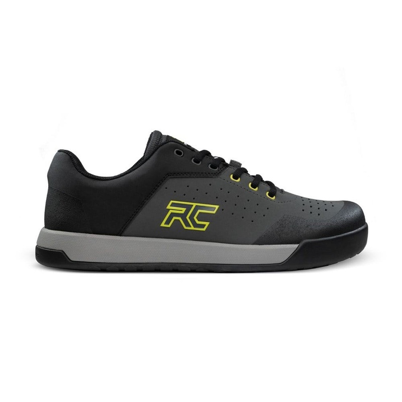 Ride Concepts Hellion Flat Pedal Shoes Charcoal/Lime