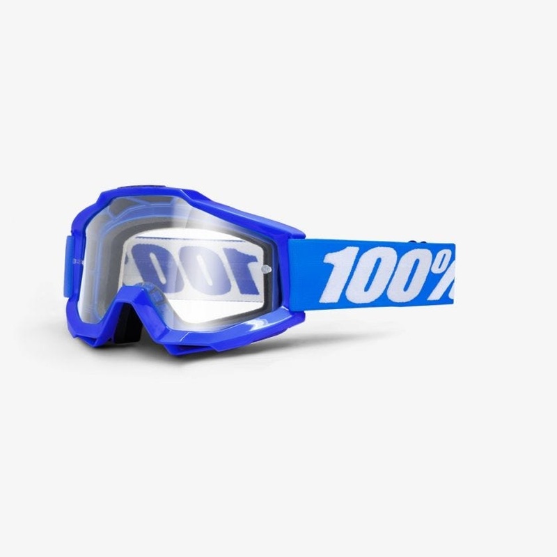 100% Accuri Goggles Reflex Blue – Clear Lens
