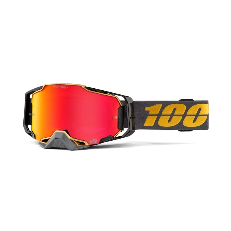 100% Armega Goggles Falcon 5 – HiPER Red Mirror Lens