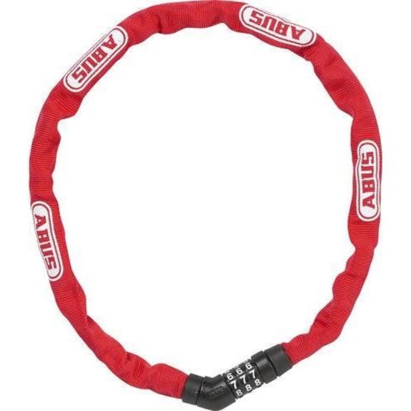 Abus Chain Combo 4804 Lock 75cm Red