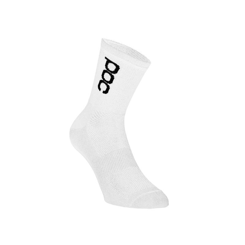 Socks POC Essential Road LT Hydrogen White