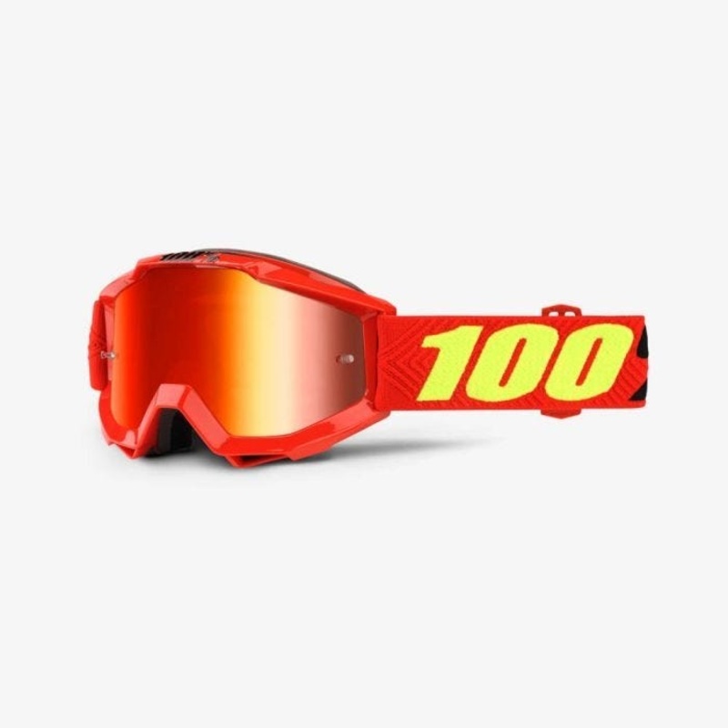 100% Accuri Youth Goggles Saarinen – Mirror Red Lens