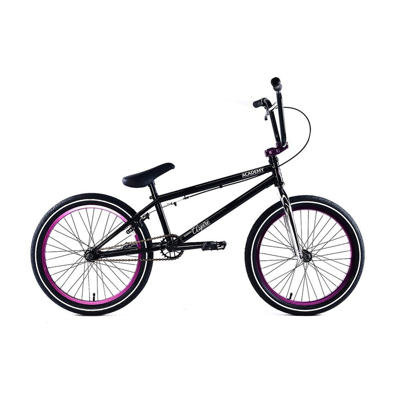 Academy Aspire 20″ BMX Bike Gloss Black/Purple (2017)