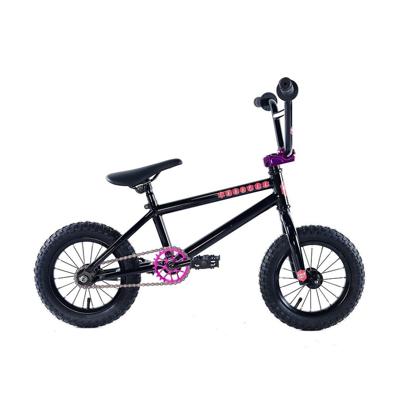 Academy Trooper 12″ BMX Bike Gloss Black/Purple (2017)