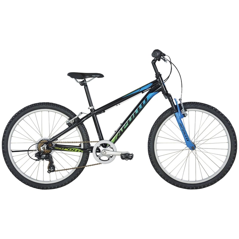 Apollo Cougar 24″ Kids Mountain Bike Black/Blue/Lime (2019)