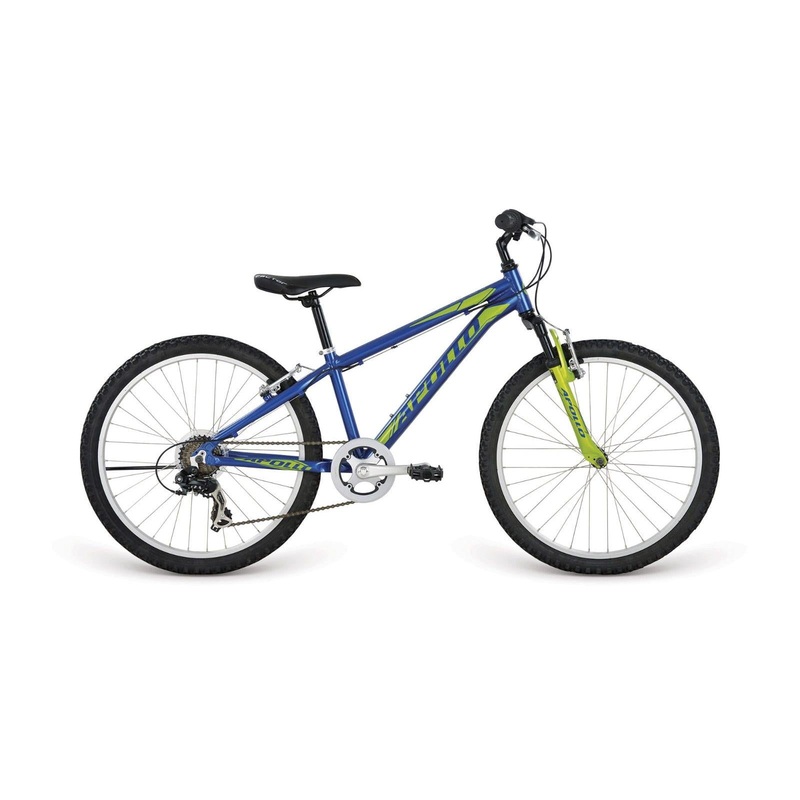 Apollo Cougar 24inch Kids Bike [Blue/Lime] (2016)