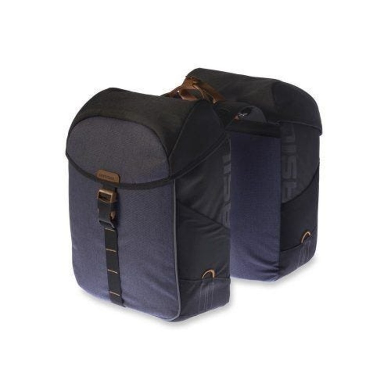 Basil Miles Pannier Bag 32L Black/Slate Pair