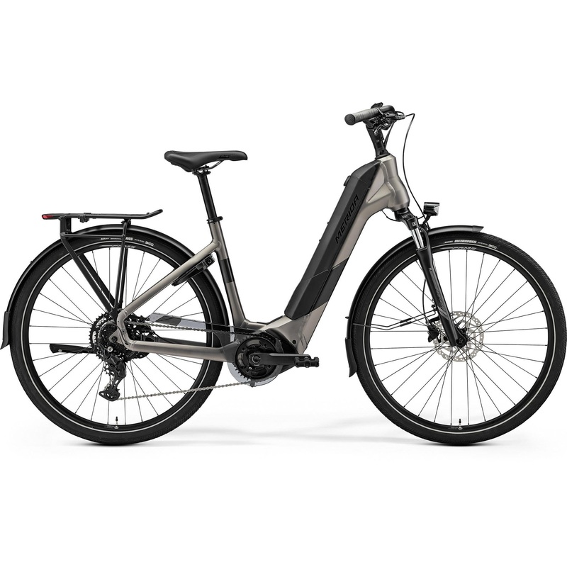 Merida eSpresso City 400 EQ Electric Hybrid Bike Silk Warm Slate Grey/Black XS