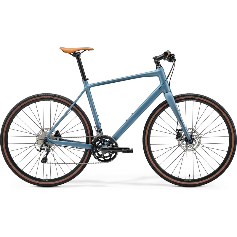 Merida Speeder 300 Flat Bar Road Bike Silk Dove Blue/Blue XXS