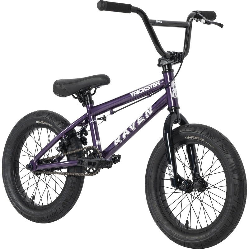 Raven Trickster 16” BMX Bike Gloss Purple