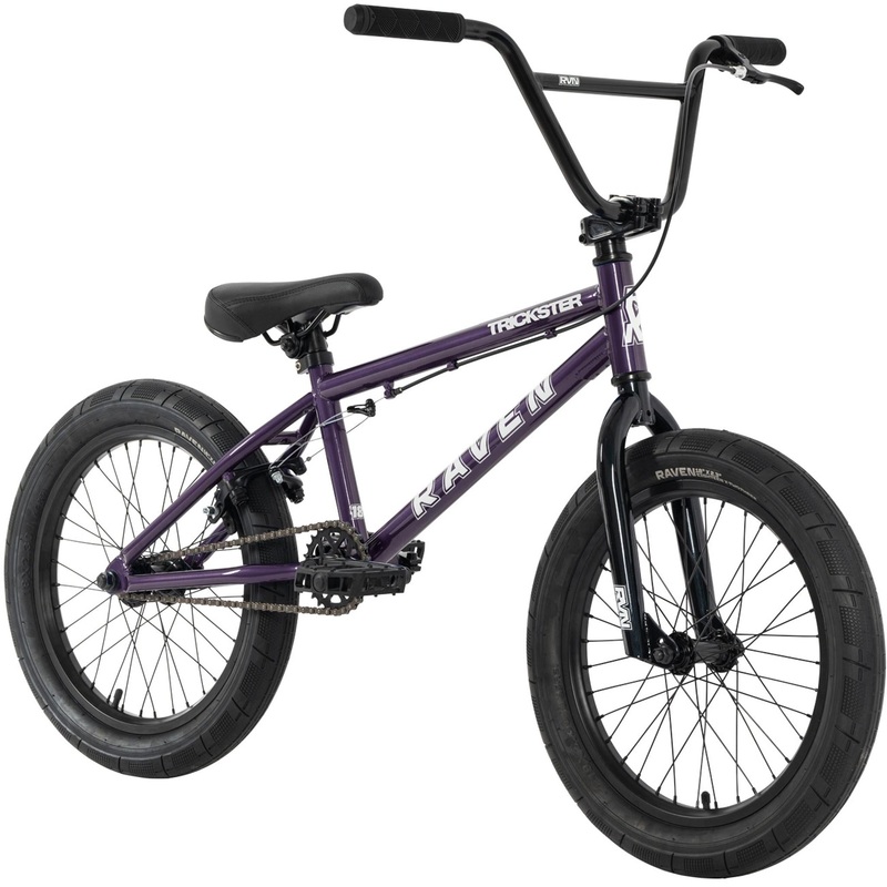 Raven Trickster 18” BMX Bike Gloss Purple