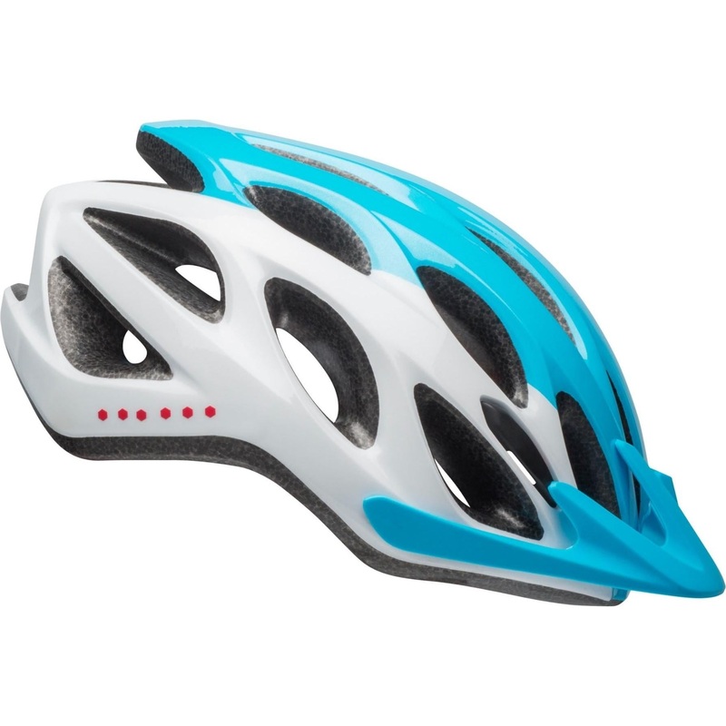 Bell Coast Women’s Helmet Bright Blue/Raspberry/White Uni