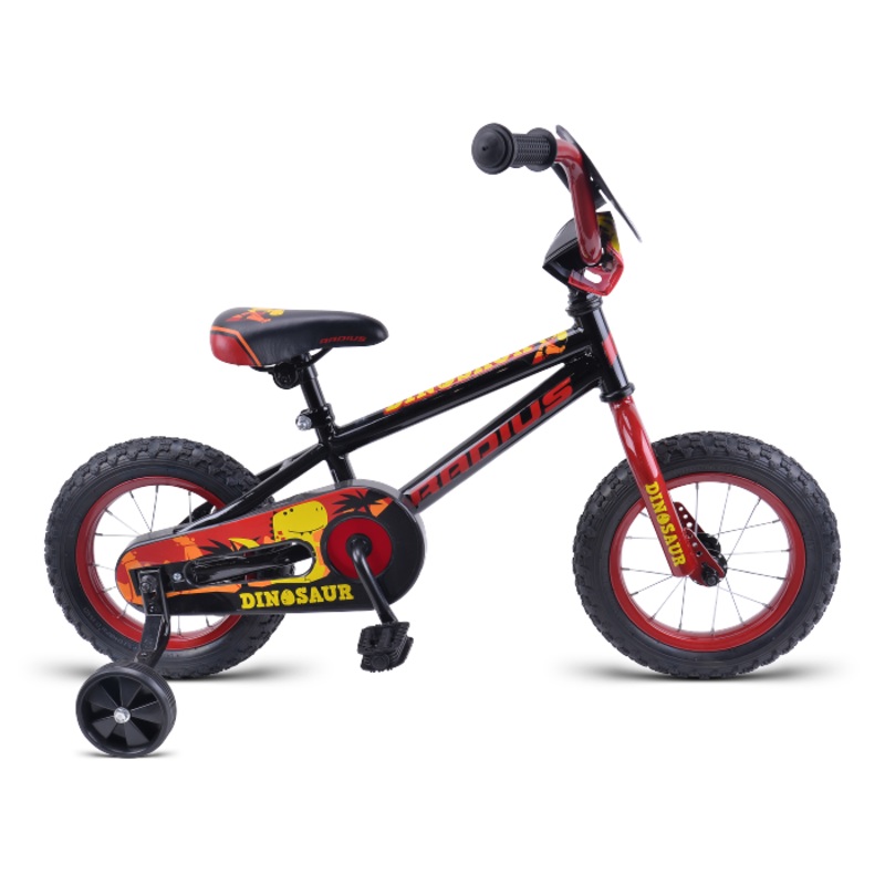 Bike17 Radius Dinosaur 12in Blk Red