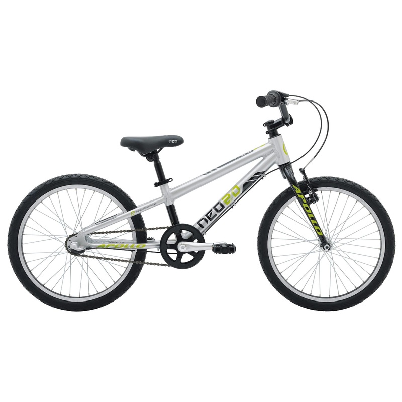 Bike18 NEO 3I Kids 20 Brushed Alloy Blk Lime