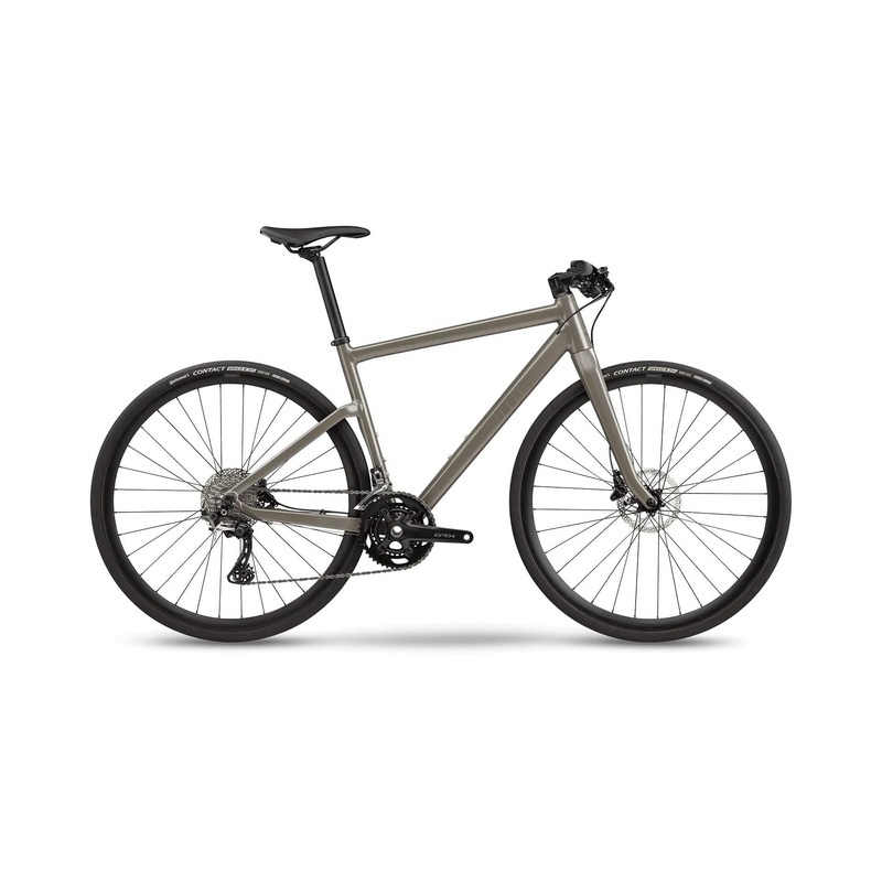 BMC Alpenchallenge 01 Two Flat Bar Road Bike Grey (2021)