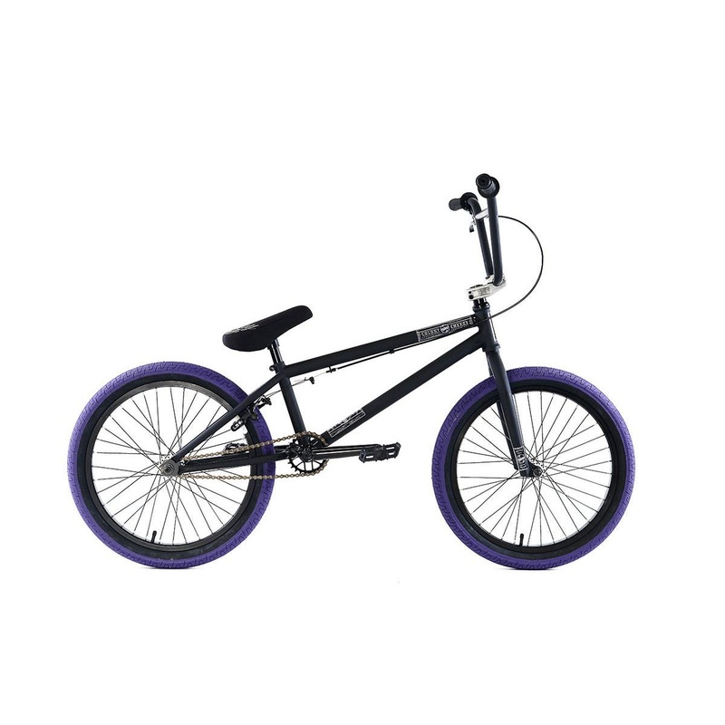 Colony Emerge 20.4 BMX Bike Matte Black/Purple (2017)