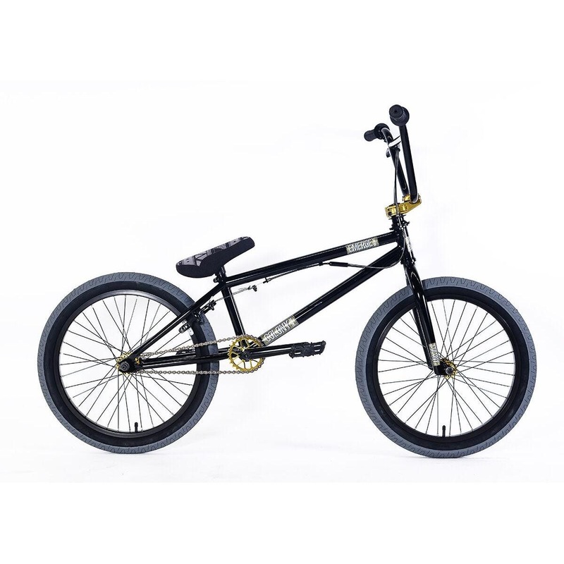 Colony Emerge 20.4in BMX Bike Gloss Black/Gold (2018)