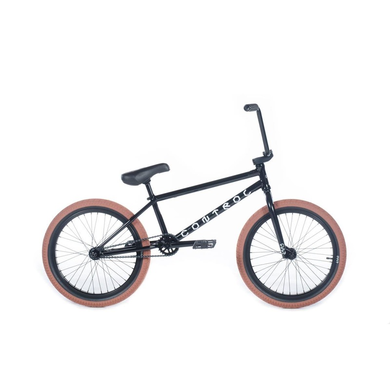 Cult Control 20 Inch BMX Bike Black/Brown (2019)