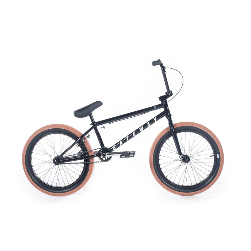 Cult Gateway 20 Inch BMX Bike Black Gum (2019)