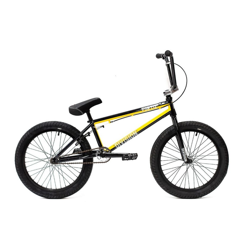 Division Fortiz 20″ BMX Bike Black/Yellow