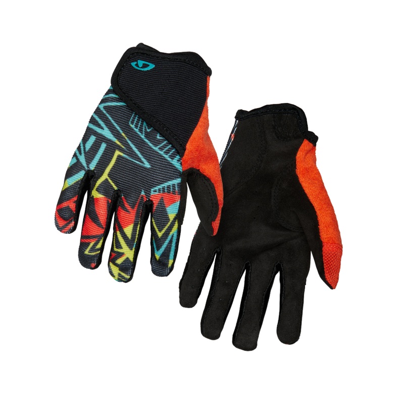 Giro DND Full Finger Youth Gloves Black Blast