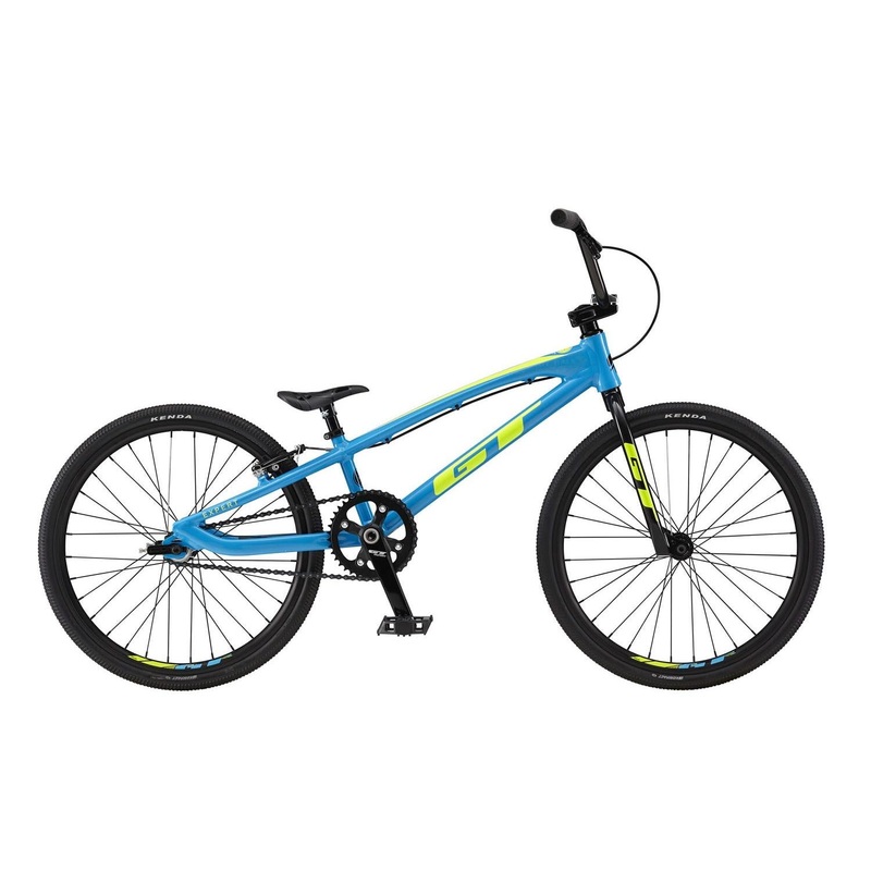 GT Speed Series Expert BMX Bike Cyan/Neon Yellow (2019)