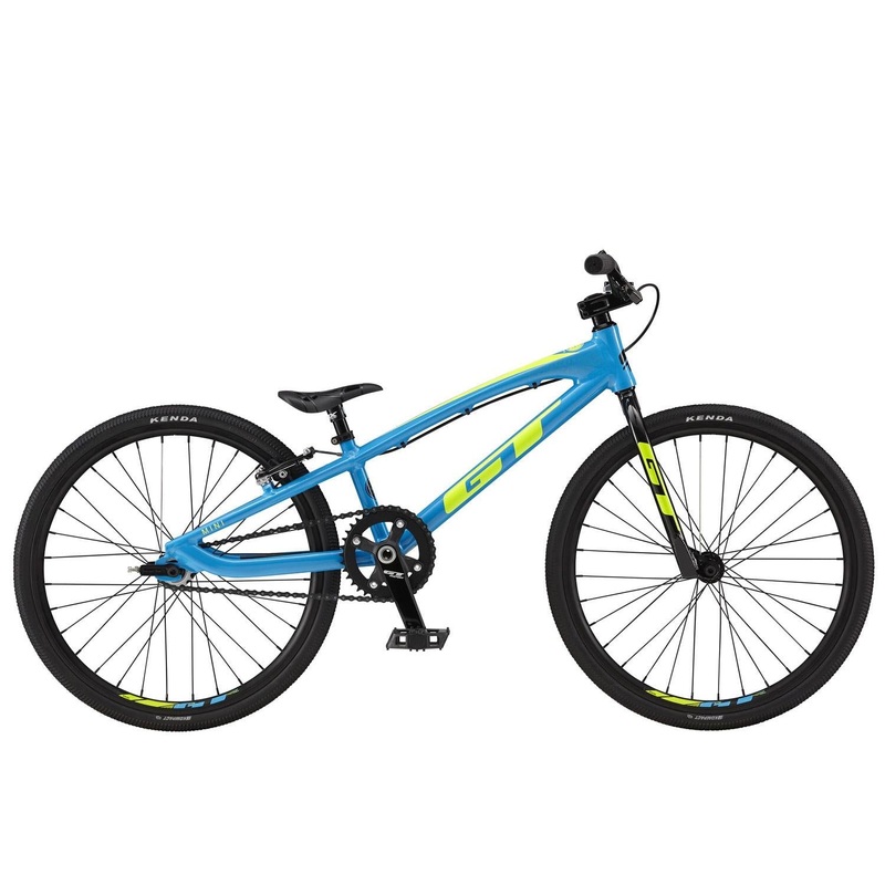 GT Speed Series Junior BMX Bike Cyan Neon Yellow (2019)