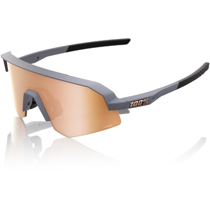 100% Slendale SL Sunglasses Soft Tact Grey – HiPER Copper Mirror Lens