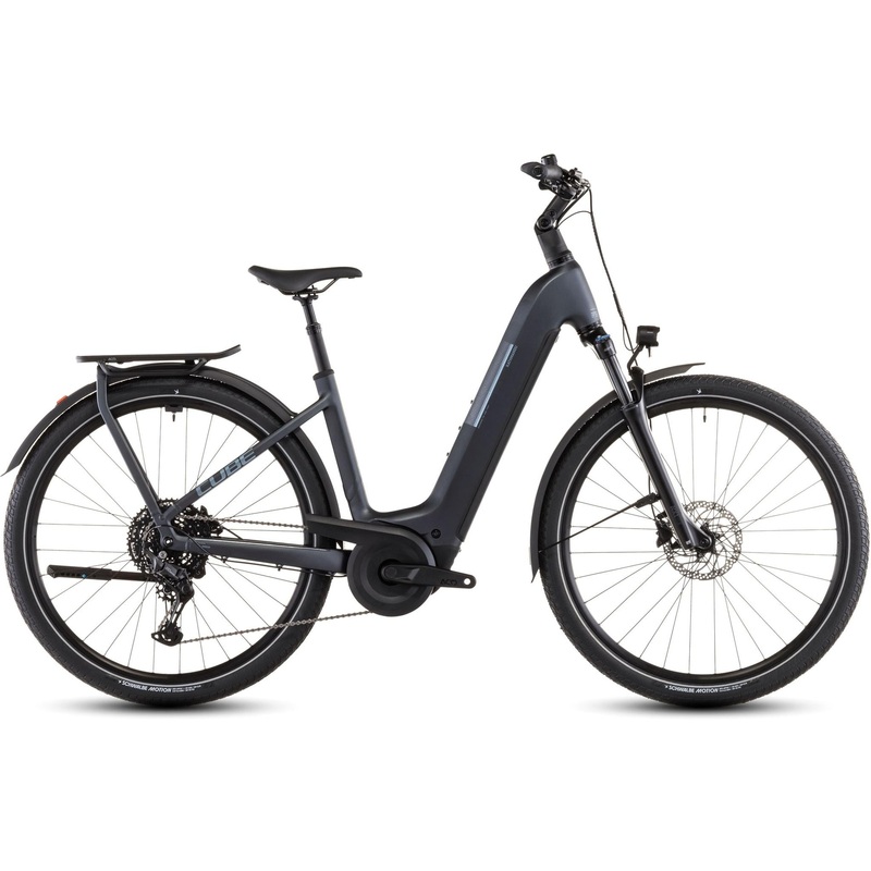 Cube Kathmandu Hybrid ONE Easy Entry 800 Electric Hybrid Bike Metallicgrey’n’Grey XS