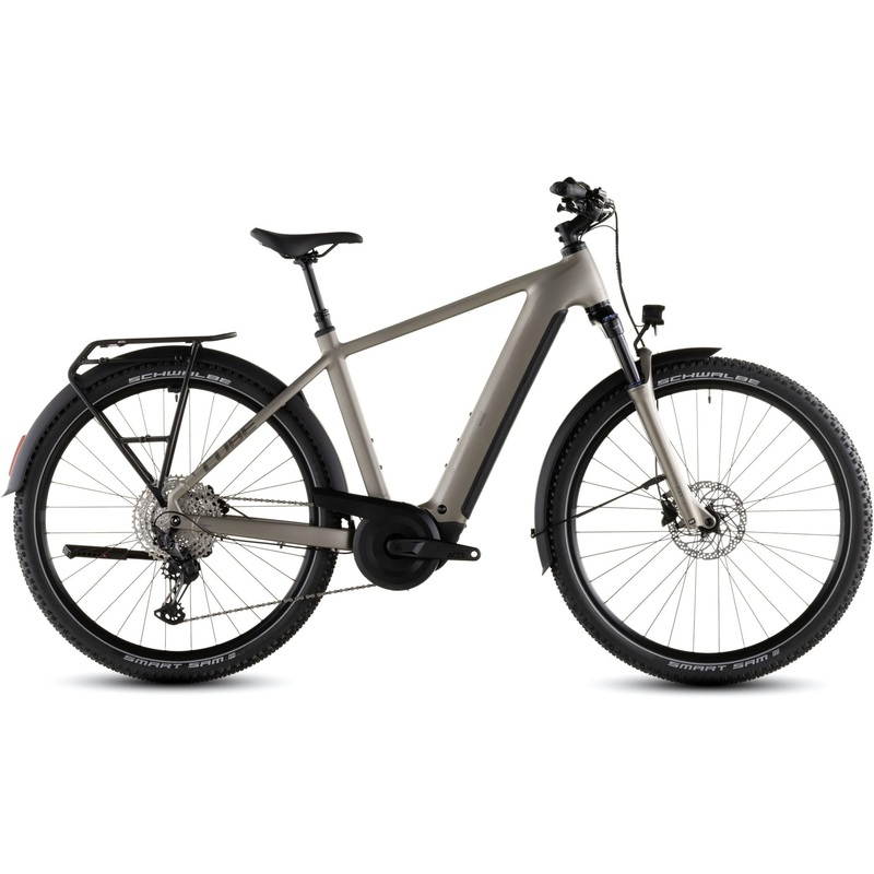 Cube Nuride Hybrid Pro 600 Electric Hybrid Bike Flashstone’n’Chrome SM