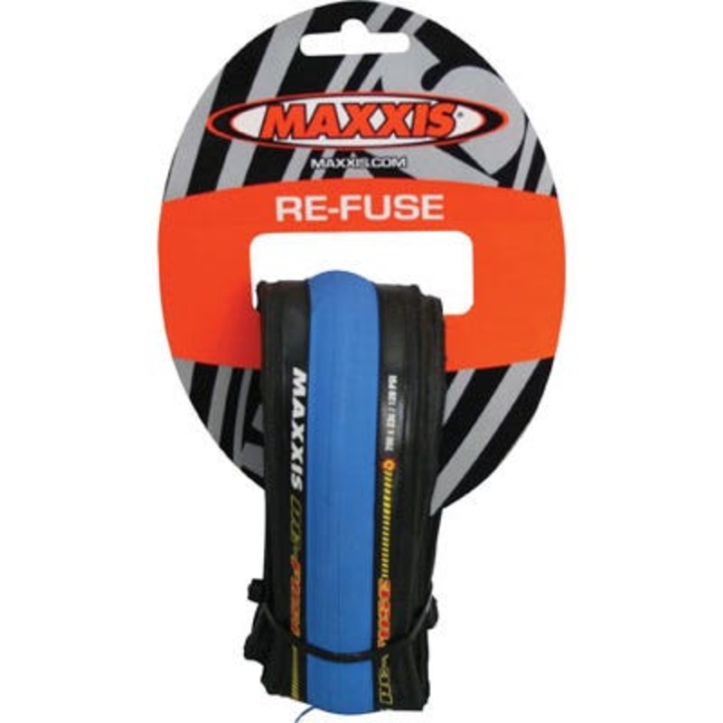 Maxxis Refuse Folding Tyre 700 x 23c Blue