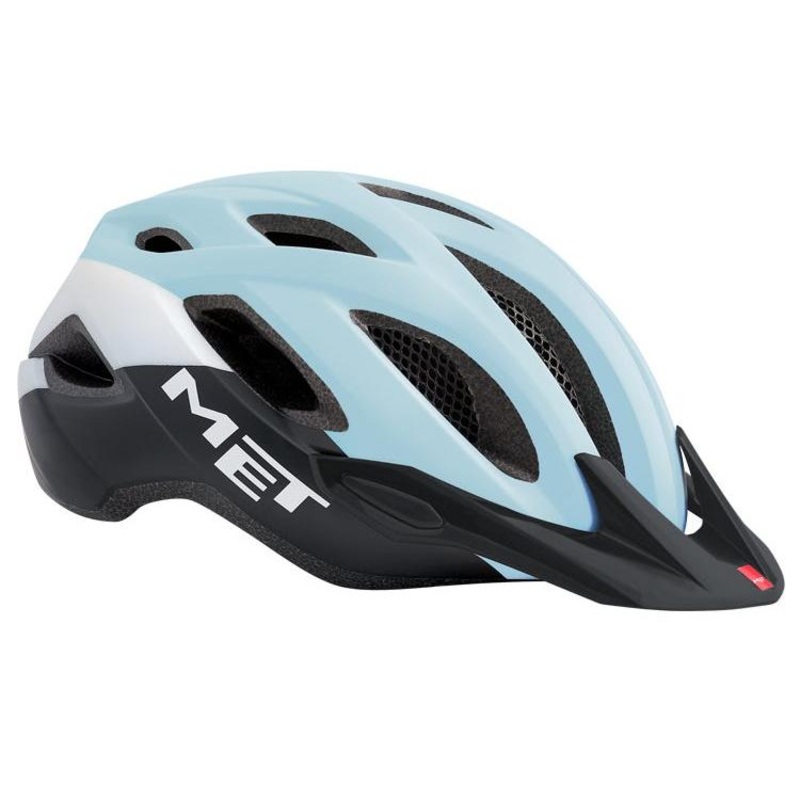 MET Crossover Helmet Light Blue/Black 52-59cm